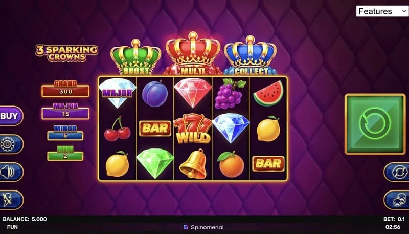 3 Sparking Crowns गेम स्क्रीन
